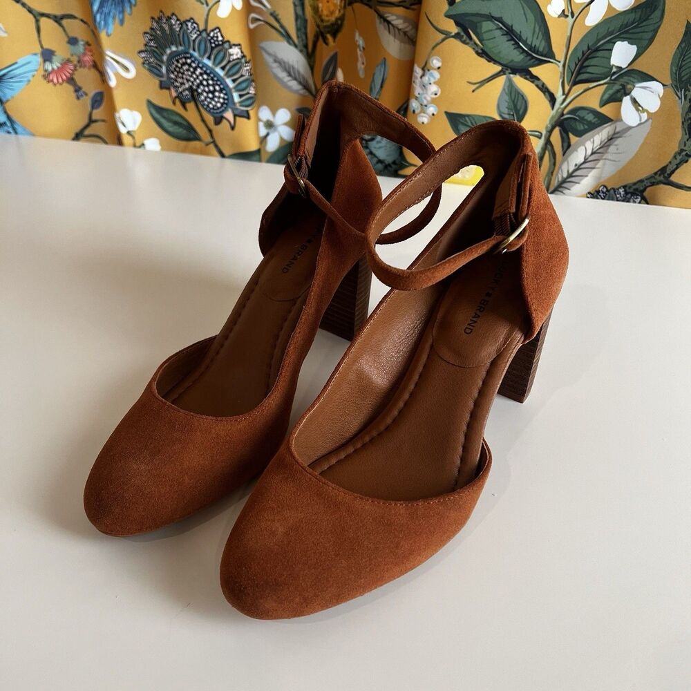 Lucky Brand Kalicia D'Orsay Pumps, Caramel, Women's 10M - Picture 2 of 9